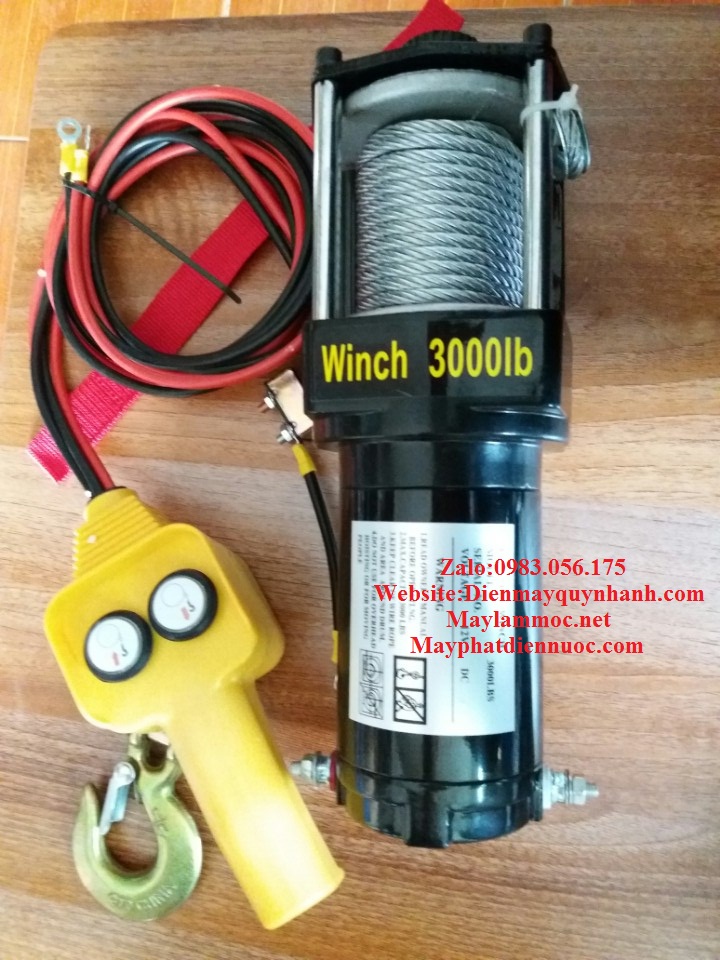 Tời điện 12V-3000