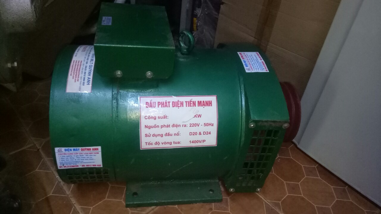 củ phát điên3kw-220v-380v-5-8-10-15-20-30kw